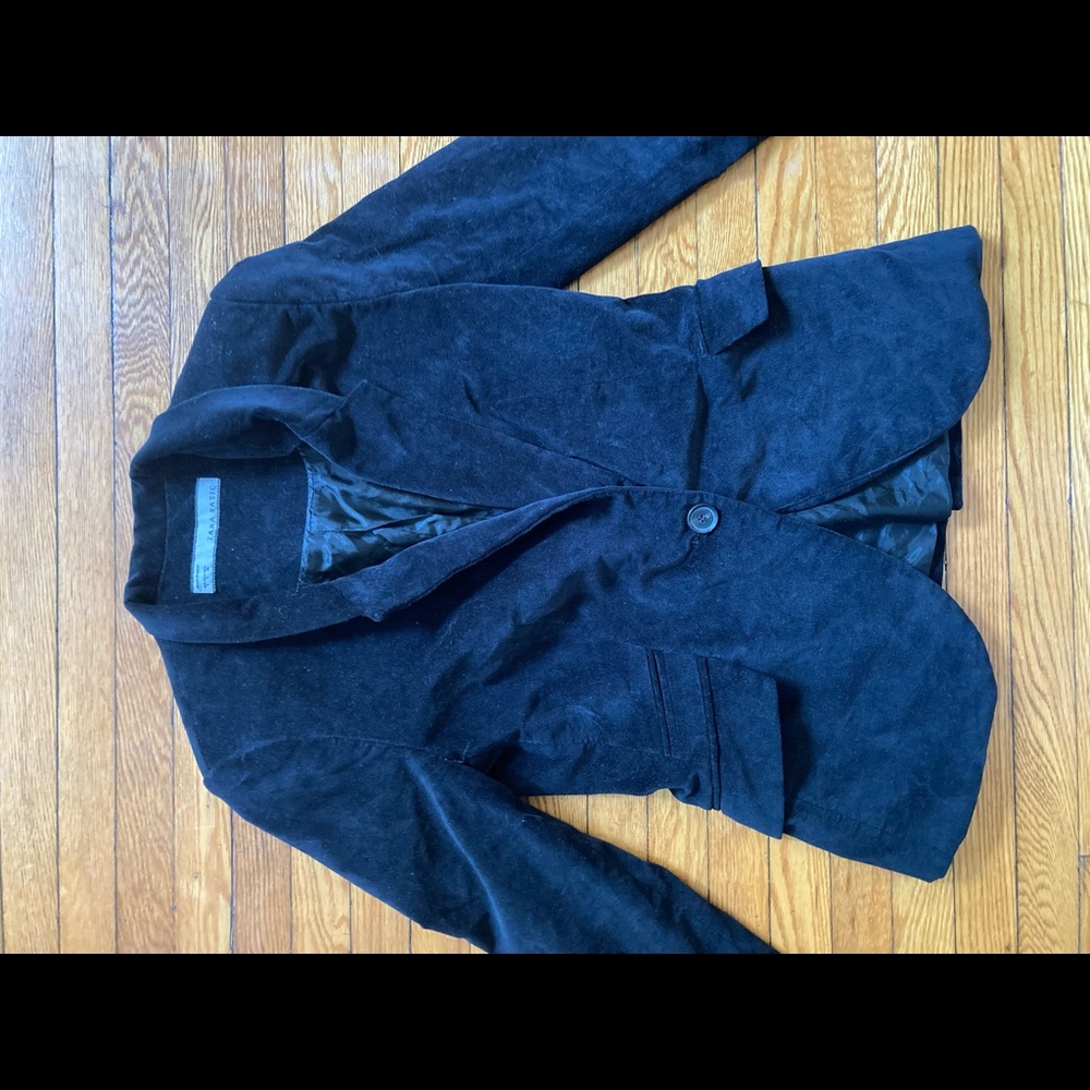 Black Velvet Zara basic blazer - Picture 3 of 7